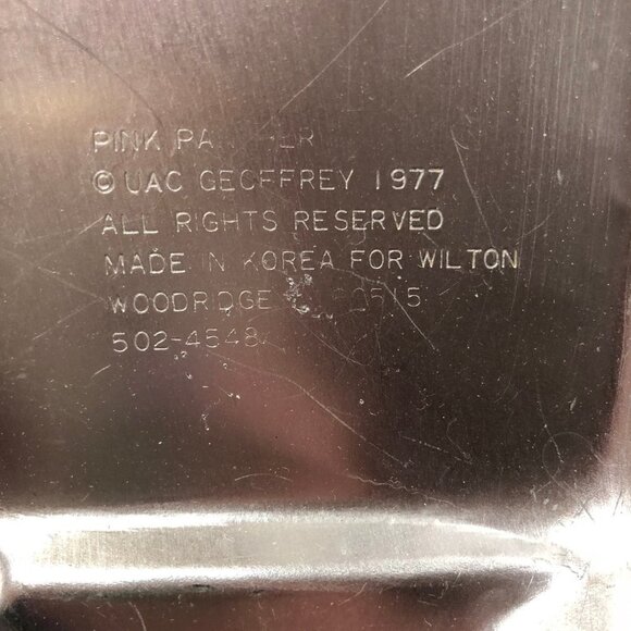 Vintage Wilton Pink Panther Baking Cake Pan 1977 - Picture 3 of 3